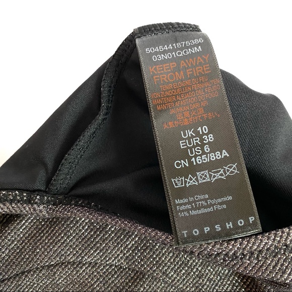 ✨Topshop✨ Disco Ball Bodysuit Size 6 NWOT - Picture 4 of 5